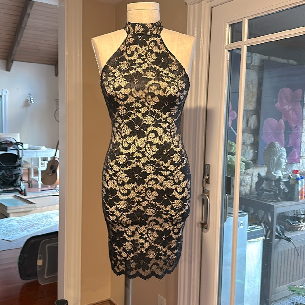 Lace naked Dress